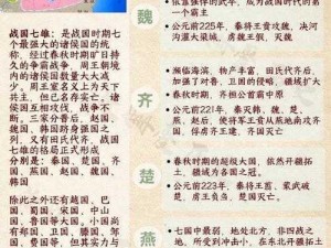 战国攻略：群雄逐鹿的地理征战策略深度解析