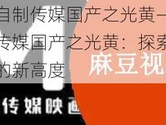 麻豆自制传媒国产之光黄—麻豆自制传媒国产之光黄：探索国产影片的新高度