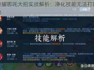 王者荣耀哪吒大招实战解析：净化技能无法打断的奥秘揭秘