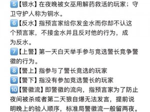 揭秘狼人杀游戏：号票术语深度解析与实用意义