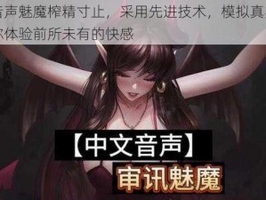 中文音声魅魔榨精寸止，采用先进技术，模拟真实场景，让你体验前所未有的快感