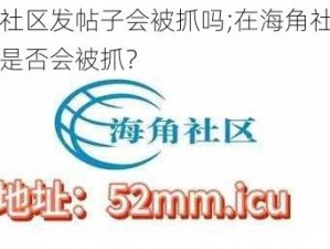 海角社区发帖子会被抓吗;在海角社区发帖子是否会被抓？