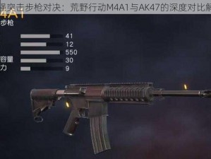 最强突击步枪对决：荒野行动M4A1与AK47的深度对比解析