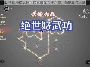 武动乾坤功法排行榜揭秘：探寻最强武技之巅，领略斗气大陆修炼之道