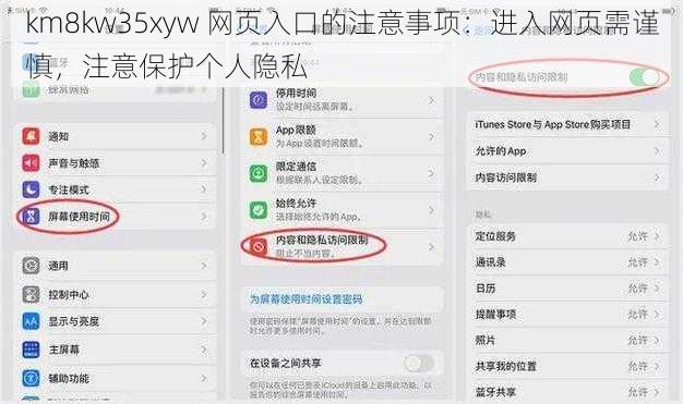 km8kw35xyw 网页入口的注意事项：进入网页需谨慎，注意保护个人隐私