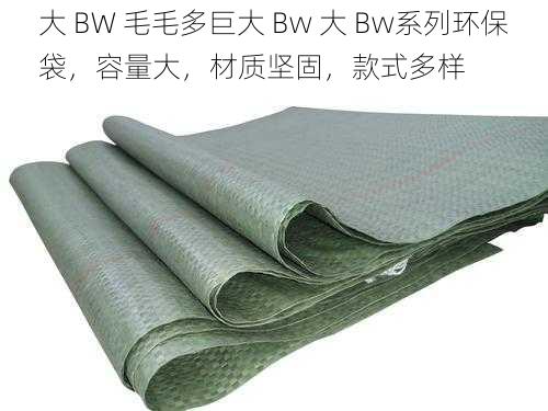 大 BW 毛毛多巨大 Bw 大 Bw系列环保袋，容量大，材质坚固，款式多样