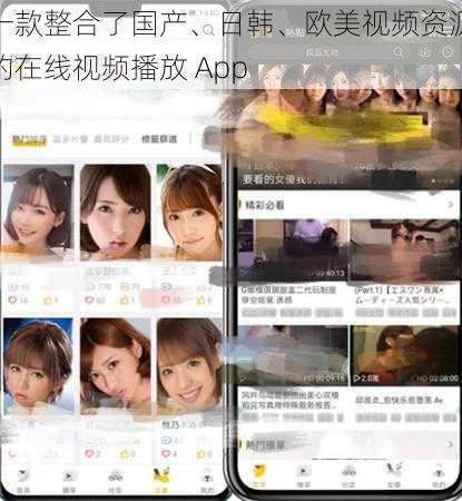 一款整合了国产、日韩、欧美视频资源的在线视频播放 App