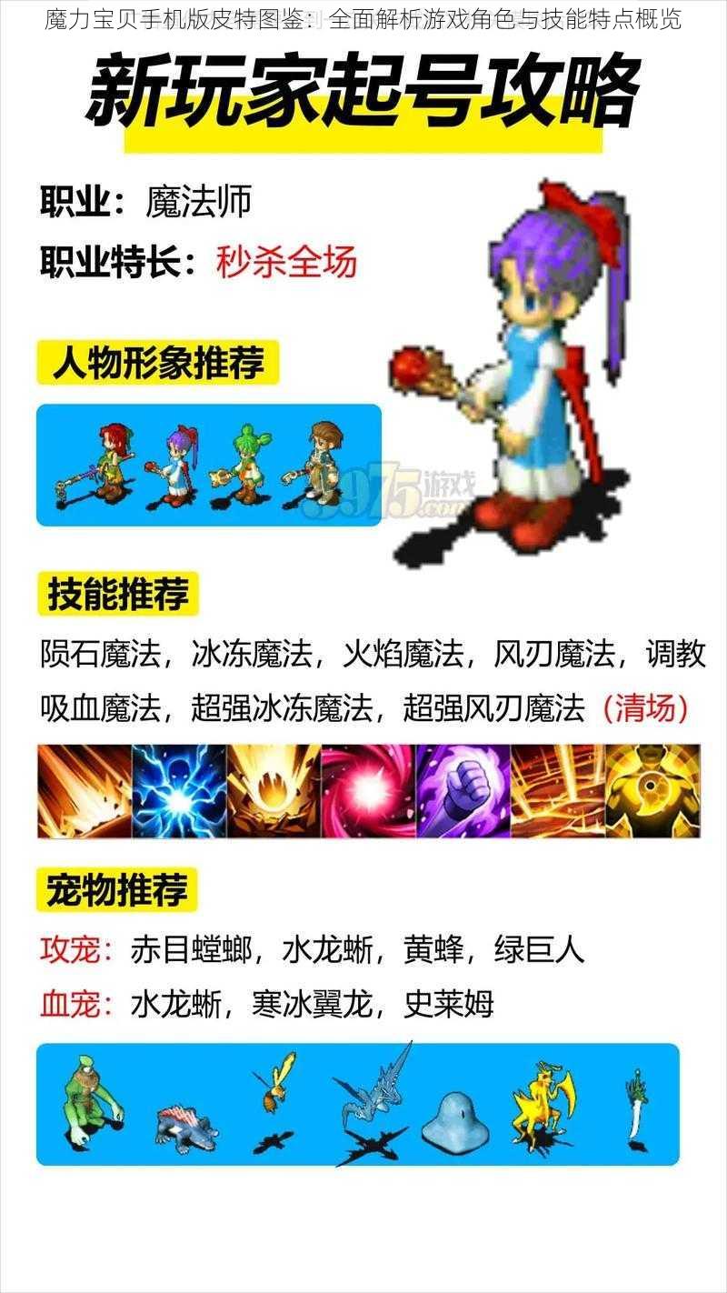 魔力宝贝手机版皮特图鉴：全面解析游戏角色与技能特点概览