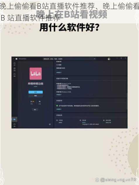 晚上偷偷看B站直播软件推荐、晚上偷偷看 B 站直播软件推荐