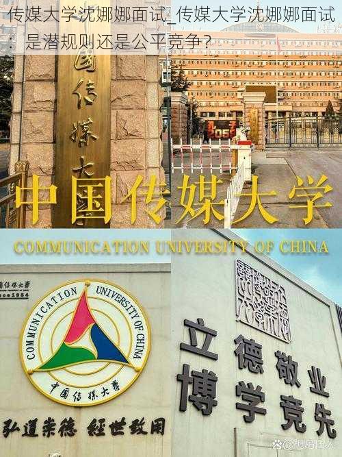 传媒大学沈娜娜面试_传媒大学沈娜娜面试：是潜规则还是公平竞争？