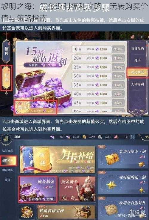 黎明之海：氪金返利福利攻略，玩转购买价值与策略指南