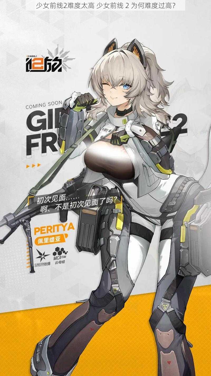 少女前线2难度太高 少女前线 2 为何难度过高？