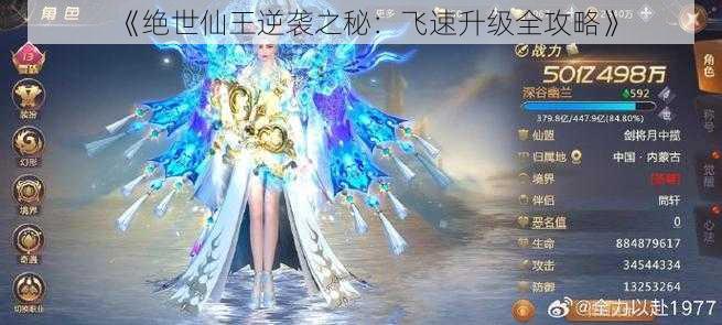 《绝世仙王逆袭之秘：飞速升级全攻略》