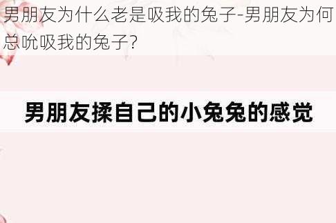 男朋友为什么老是吸我的兔子-男朋友为何总吮吸我的兔子？