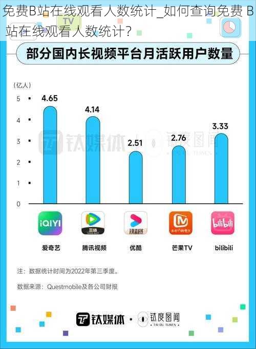 免费B站在线观看人数统计_如何查询免费 B 站在线观看人数统计？