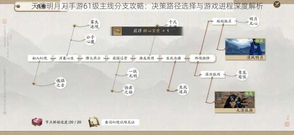 天涯明月刀手游61级主线分支攻略：决策路径选择与游戏进程深度解析